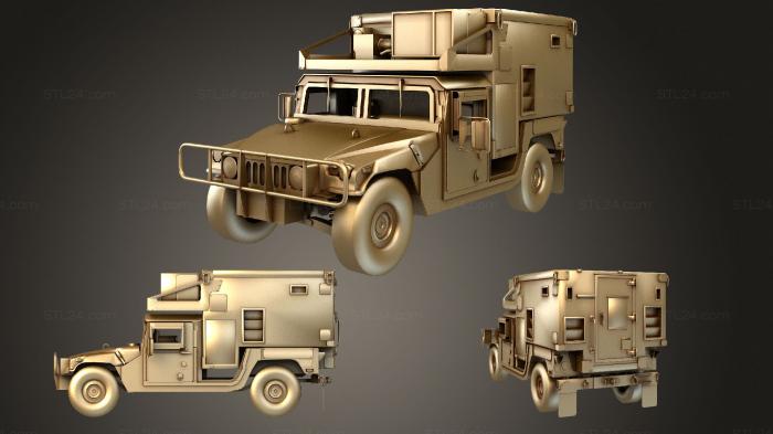 Vehicles (HMMWV Shelter, CARS_1780) 3D models for cnc